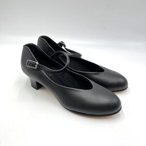 5N 5 NARROW WIDTH Capezio Womens‎ Jr. Footlight 550 Black Character Dance Shoes